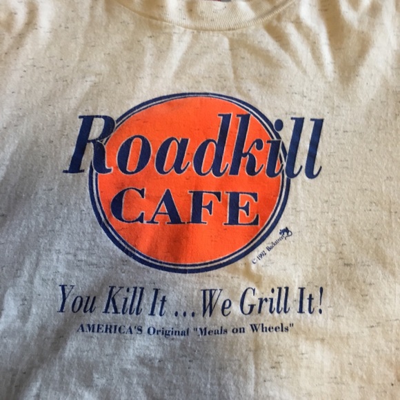 Oneita | Shirts | Vintage Roadkill Cafe T Shirt Xxl 992 | Poshmark